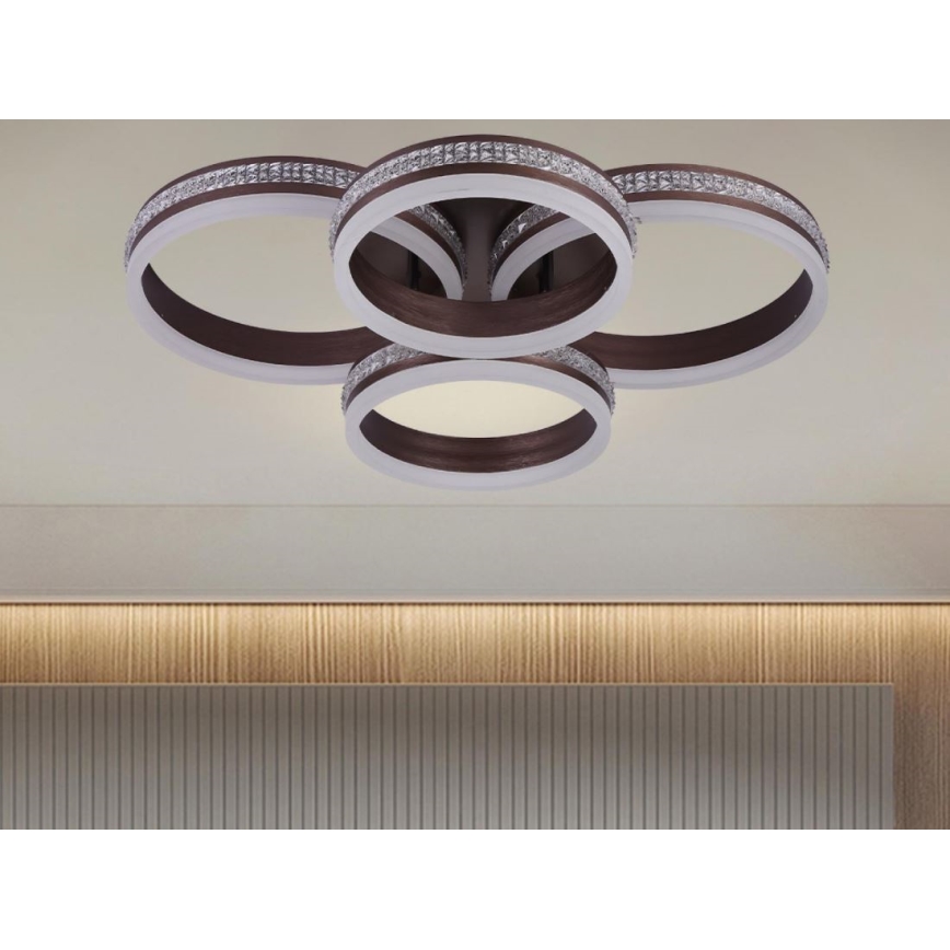 LED dæmpbar påbygget lysekrone LED/150W/230V 3000-6500K + fjernbetjening
