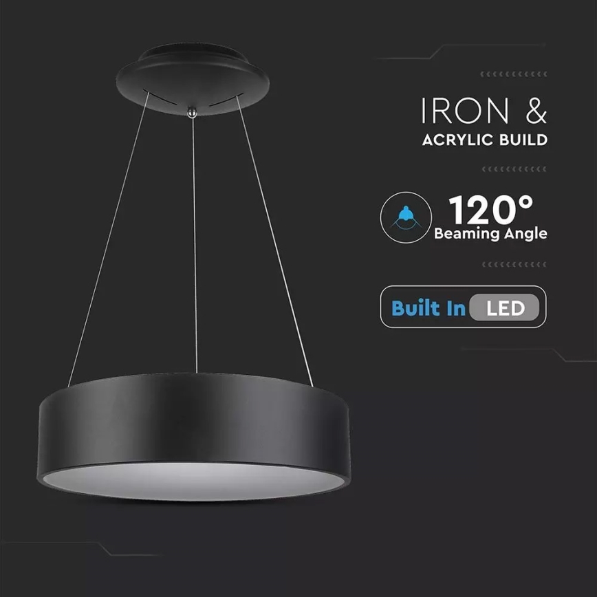 LED dæmpbar pendel med wireophæng LED/20W/230V