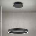 LED dæmpbar pendel på kabel KOLK LED/40W/230V 2700/3000/4000K Ø 40 cm sort