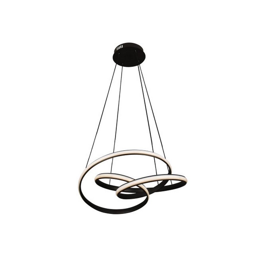 Dæmpbar LED-pendel på wire LED/85W/230V 3000–6500K Ø 49 cm + fjernbetjening