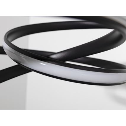 Dæmpbar LED-pendel på wire LED/85W/230V 3000–6500K Ø 49 cm + fjernbetjening