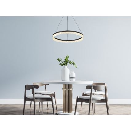 LED dæmpbar pendel med wireophæng ALIANZ LED/45W/230V 3000-6000K Ø 60 cm + fjernbetjening