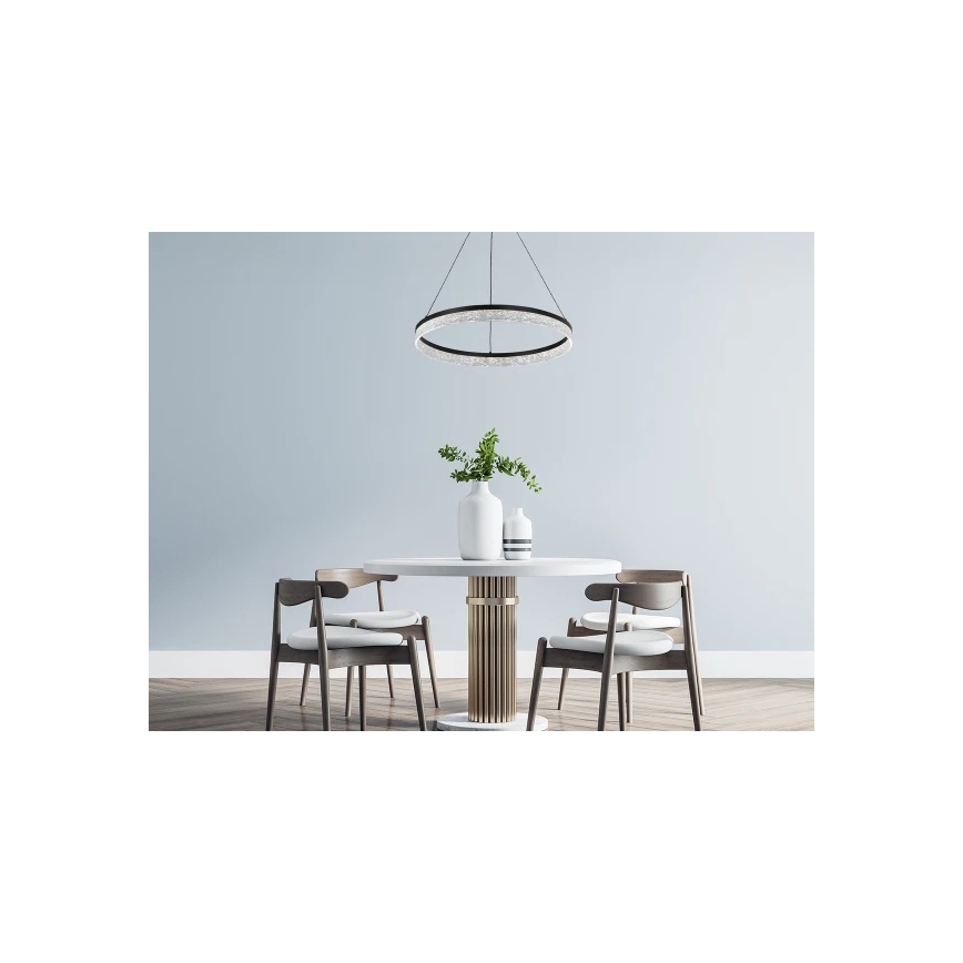 LED dæmpbar pendel med wireophæng ALIANZ LED/45W/230V 3000-6000K Ø 60 cm + fjernbetjening