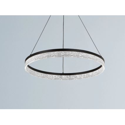 LED dæmpbar pendel med wireophæng ALIANZ LED/45W/230V 3000-6000K Ø 60 cm + fjernbetjening