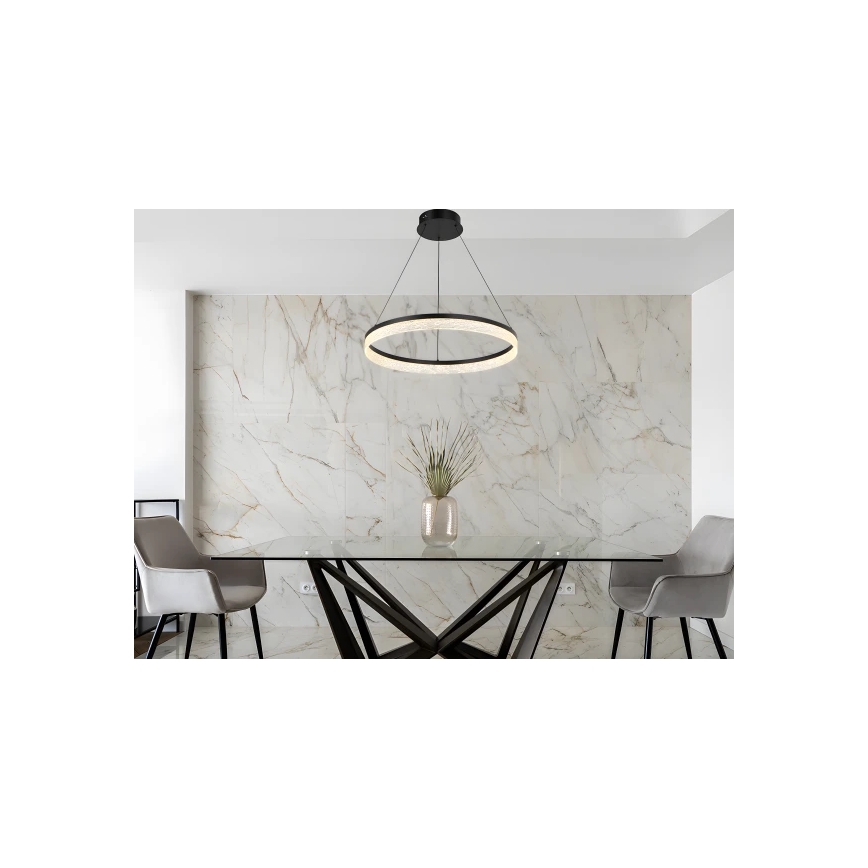 Dæmpbar LED-lysekrone på wire ALIANZ LED/60W/230V 3000-6000K Ø 80 cm + fjernbetjening