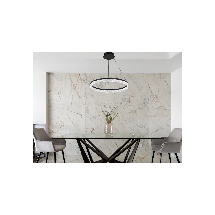 Dæmpbar LED-lysekrone på wire ALIANZ LED/60W/230V 3000-6000K Ø 80 cm + fjernbetjening