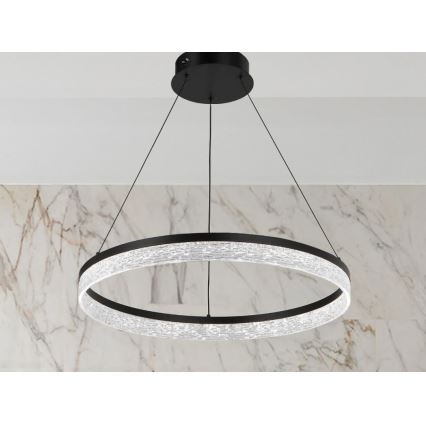 Dæmpbar LED-lysekrone på wire ALIANZ LED/60W/230V 3000-6000K Ø 80 cm + fjernbetjening