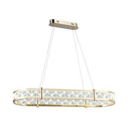 LED-dæmpbar krystalpendel på wire ENRIQUE LED/50W//230V 3000-6000K + fjernbetjening