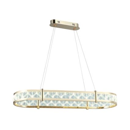 LED-dæmpbar krystalpendel på wire ENRIQUE LED/50W//230V 3000-6000K + fjernbetjening