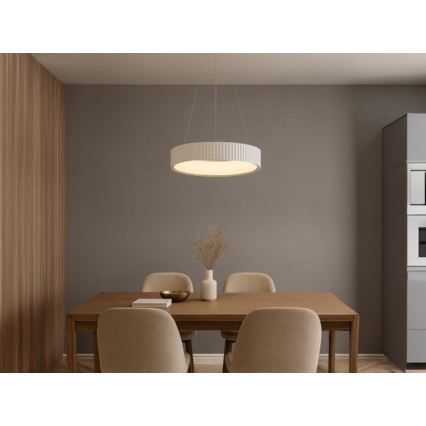 LED-dæmpbar pendel på wire LED/75W/230V 3000-6500K Ø 49 cm + fjernbetjening