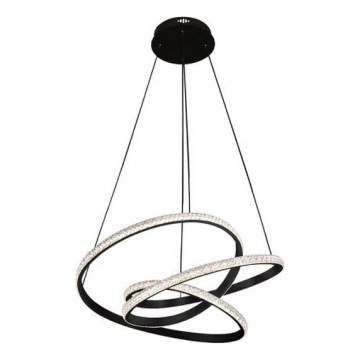 LED-dæmpbar pendel på wire LED/90W/230V 3000-6500K Ø 47 cm + fjernbetjening