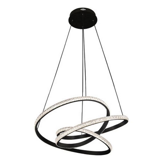 LED-dæmpbar pendel på wire LED/90W/230V 3000-6500K Ø 47 cm + fjernbetjening