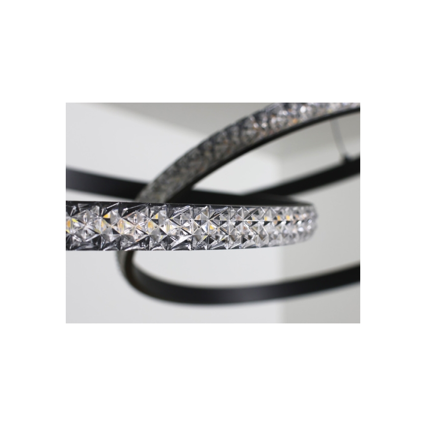 LED-dæmpbar pendel på wire LED/90W/230V 3000-6500K Ø 47 cm + fjernbetjening