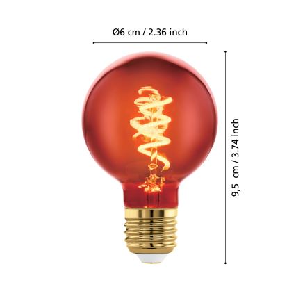 LED Dæmpbar pære E27/4W/230V 2000K - Eglo 110198