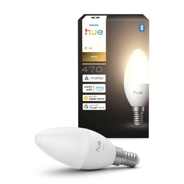 LED-dæmpbar pære Philips Hue White B39 E14/3,9W/230V 2700K