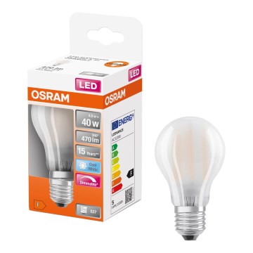 LED-dæmpbar pære SUPERSTAR CLASSIC A60 E27/4,8W/230V 4000K - Osram