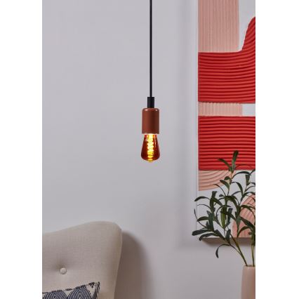 LED dæmpbar pære VINTAGE ST48 E27/4W/230V 2000K rød - Eglo 110199