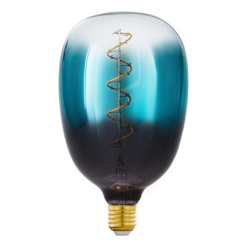 LED dæmpbar pære VINTAGE T120 E27/4W/230V 2000K blå - Eglo 110224