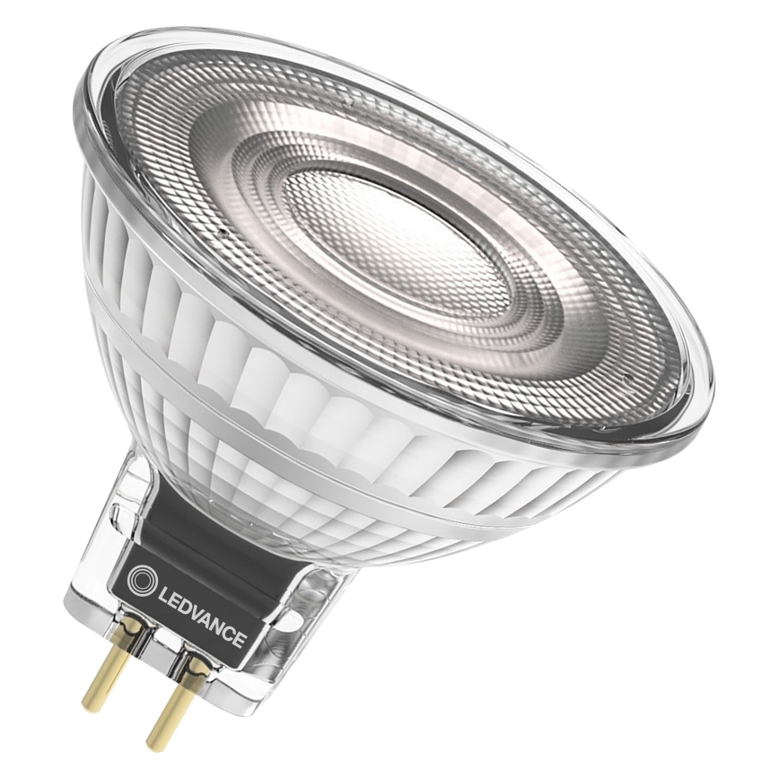 LED dæmpbar reflektorpære MR16 GU5,3/5,3W/12V 4000K 36° CRI 97 - Ledvance