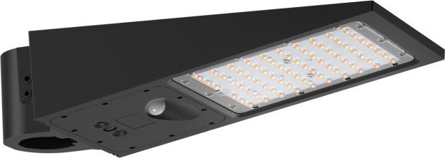 LED-dæmpbar solcelledrevet gadelampe med sensor STREET LED/30W/9,6V 3000/4000K 6000 mAh IP65 + fjernbetjening