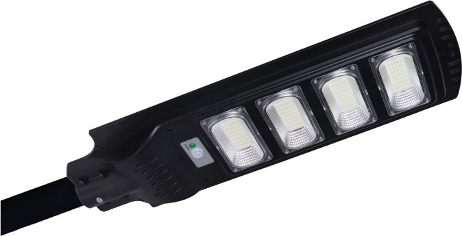 LED dæmpbar solcelledrevet gadelampe med sensor URBI LED/11W/3,2V 6500K 15000 mAh IP54 + fjernbetjening