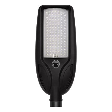 LED dæmpbar solcelledrevet gadelampe med sensor VENICE LED/100W/3,2V 6000 mAh IP65 sort + fjernbetjening