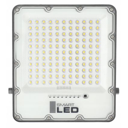 LED dæmpbar solcelleprojektør LED/150W/3,2V 5000K 15000 mAh IP65 sort + fjernbetjening
