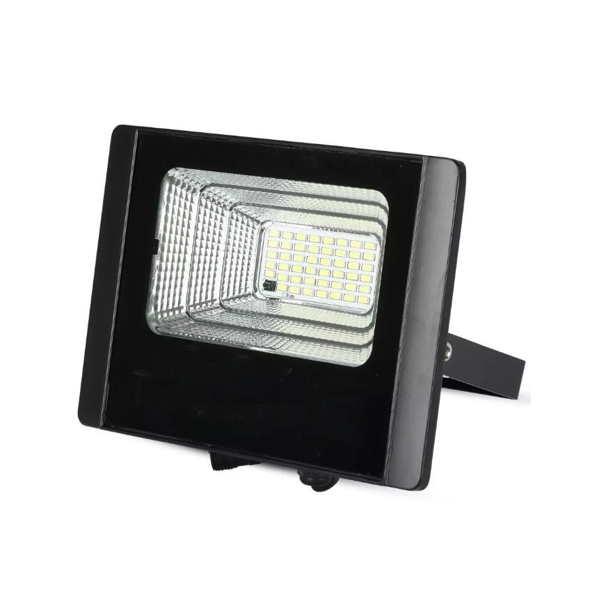 LED Dæmpbar solcelleprojektør LED/12W/3,2V 6000K IP65 5000 mAh + fjernbetjening