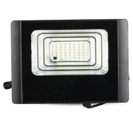 LED Dæmpbar solcelleprojektør LED/12W/3,2V 6000K IP65 5000 mAh + fjernbetjening