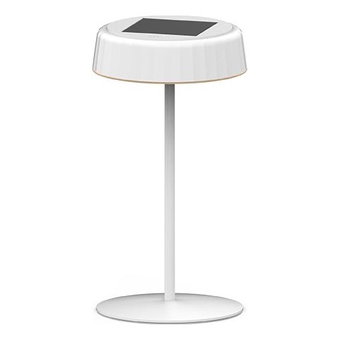LED Dæmpbar soldrevet genopladelig bordlampe VIVIEN LED/3W/5V 2700K 1600 mAh IP54 hvid