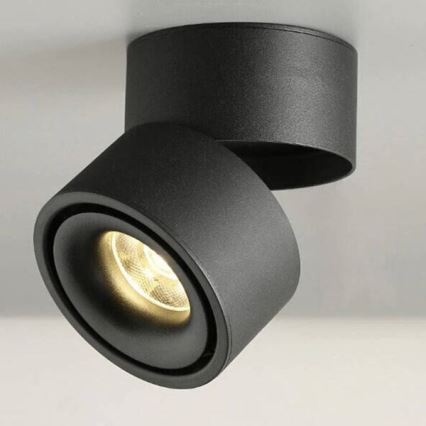 LED Dæmpbar Spotlampe LAHTI LED/10,5W/230V 3000K CRI 90 sort