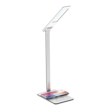 LED Dæmpbar Touch Bordlampe med Trådløs Opladning JOY LED/6W/230V + USB Hvid