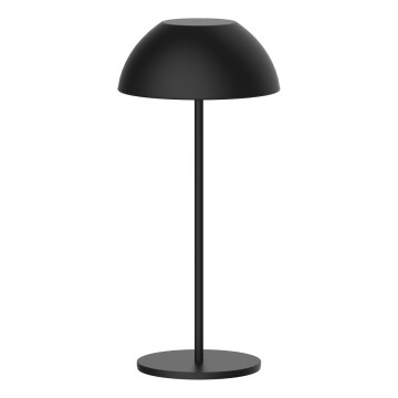 LED Dæmpbar touch-funktion udendørs bordlampe TANZANIA LED/1,8W/5V USB 1800 mAh IP44 sort