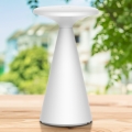 LED Dæmpbar Touch Udendørs Bordlampe PAROS LED/1,8W/5V USB 1800 mAh IP44 hvid