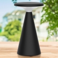 LED Dæmpbar Touch Udendørs Bordlampe PAROS LED/1,8W/5V USB 1800 mAh IP44 sort