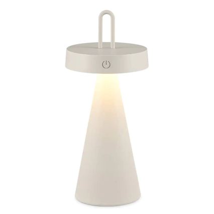 LED dæmpbar udendørs genopladelig berøringsbetjent bordlampe HALO LED/1,5W/3,7V 3000 mAh IP44 grå