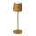 LED Dæmpbar udendørs genopladelig bordlampe LED/4W/4000 mAh 3000/4000/5500K IP44 guld