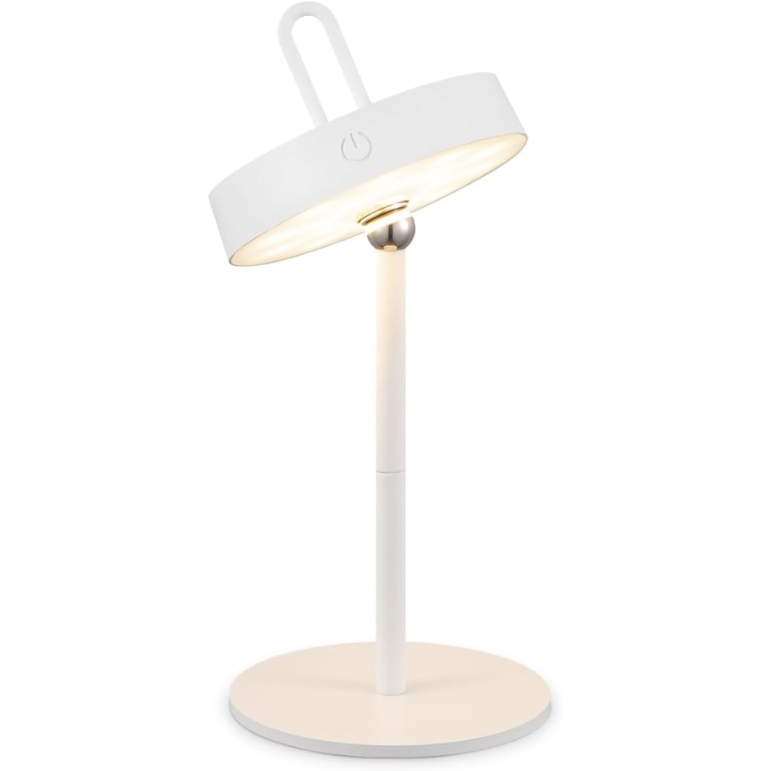 LED dæmpbar udendørs genopladelig berøringsbetjent bordlampe GENTLE LED/1,5W/3,7V 3000 mAh IP44 hvid