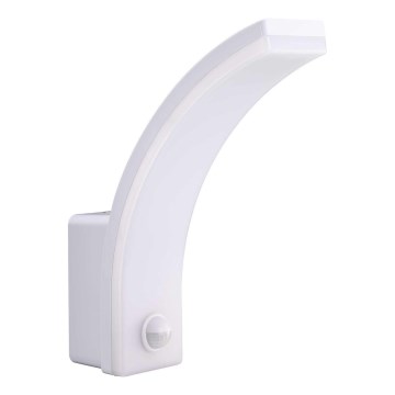 LED Dæmpbar udendørs væglampe med bevægelses- og skumringssensor LED/12/15/20W/230V IP65 hvid