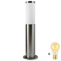 LED dæmpbar udendørslampe LIVIA 1xE27/6W/230V 2700-6500K Wi-Fi 45 cm IP44 sølv