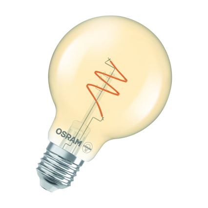 LED dæmpbar vintage filamentpære E27/4,9W/230V 2200K CRI 90 - Osram