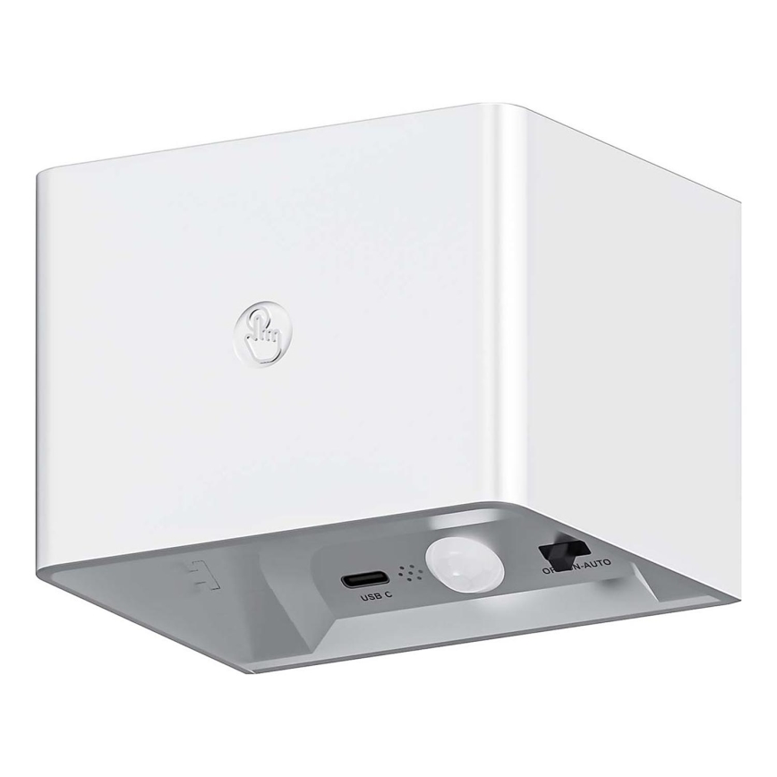 LED Dæmpbar væ touch-funktion lys med sensor MIRI LED/2,5W/3,7V 3000/4000/6400K 4000 mAh hvid