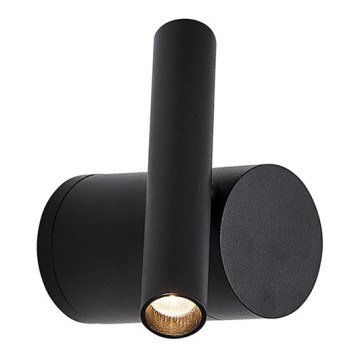 LED dæmpbar vægspot PLANET LED/4W/230V sort