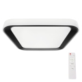 LED Dæmpbart loftlampe QUADRO LED/66W/230V 3000-6000K hvid/sort + fjernbetjening