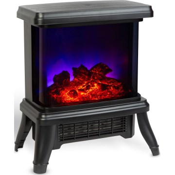 LED elektrisk pejs med varmefunktion LED/1500W/230V