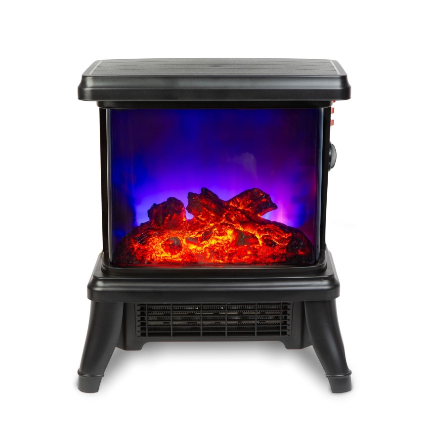 LED elektrisk pejs med varmefunktion LED/1500W/230V