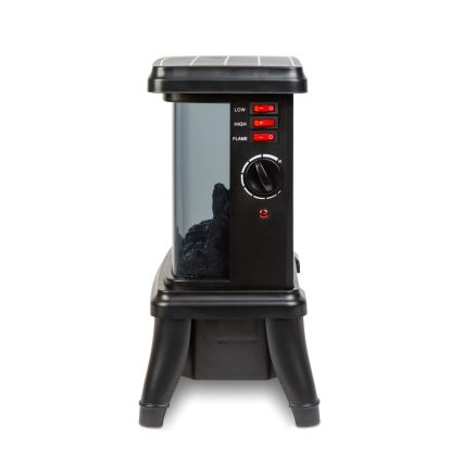 LED elektrisk pejs med varmefunktion LED/1500W/230V