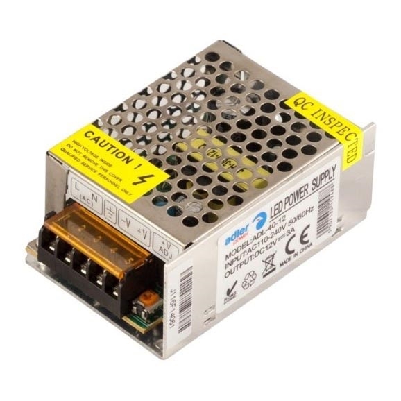 LED Elektronisk transformer 40W/230V/12V DC