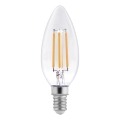 LED-filamentpære C37 E14/6W/230V 3000K