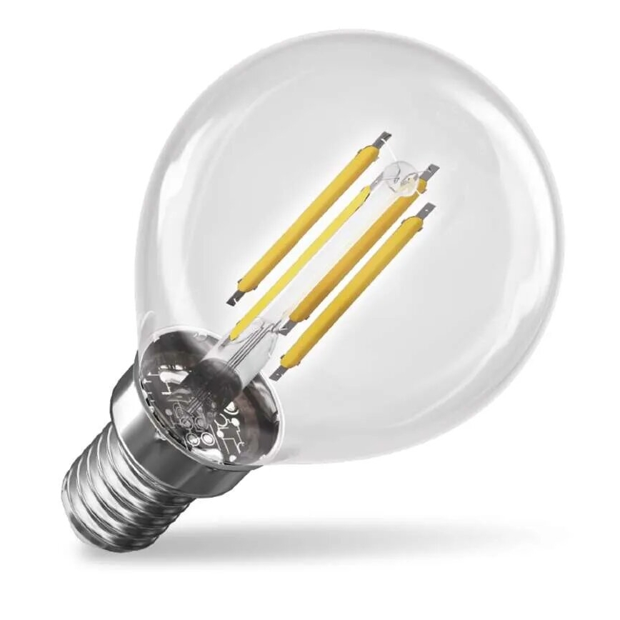 LED-filamentpære E14/3,8W/230V 4000K Energiklasse A
